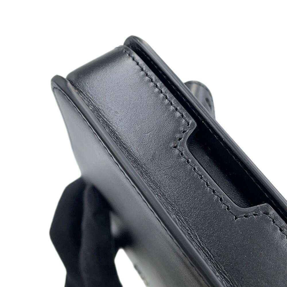 CHRISTIAN DIOR Black Leather Shoulder Bag - Picture 8 of 16